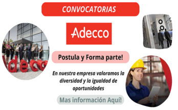 Encuentra tu oportunidad laboral ideal con Adecco: ¡Únete a nuestro equipo hoy!