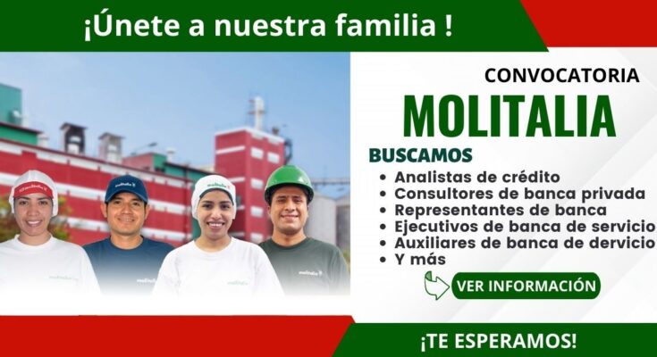 Únete a Molitalia, trabaja con nosotros ahora.