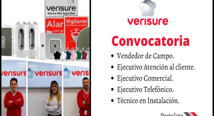Únete a Verisure Perú SAC: Equipo de Seguridad y Tecnología